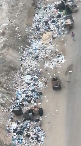 انتشار القمامة في منطقة المندرة 