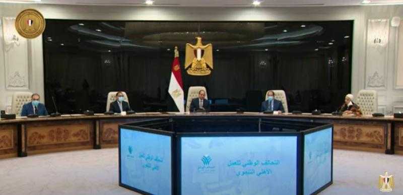 رئاسة الجمهورية تستعرض اجتماع السيسي بمنظمات المجتمع المدني «فيديو»