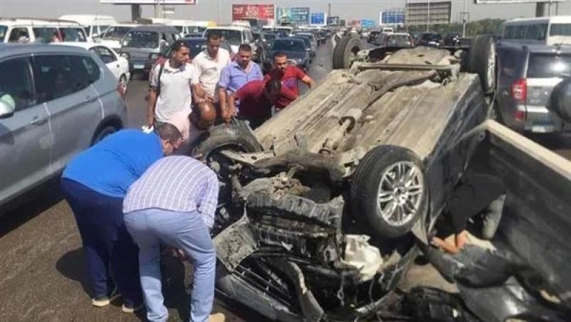 استمرار التحقيق وسماع الشهود في حادث محور روض الفرج