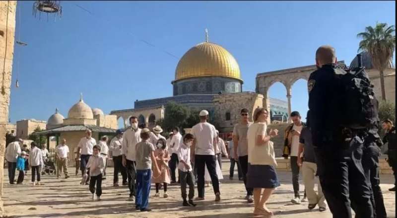 إسرائيل تحيي طقوس خراب الهيكل بساحات المسجد الأقصى
