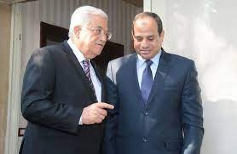 الرئيس السيسي ونظيره الفلسطيني