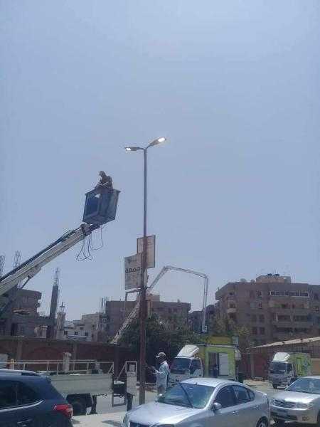 استجابة فورية لمطالب المواطنين بحي شرق مدينة نصر.. ورفع شبكة الإنارة