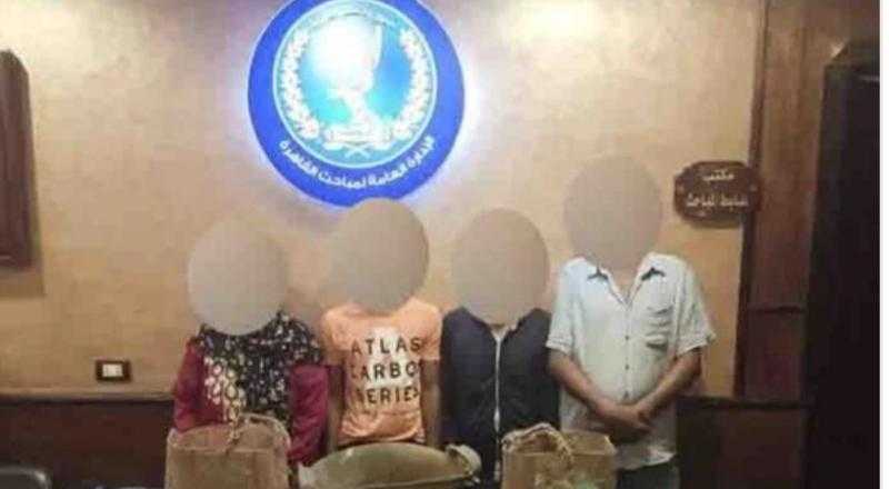 ضبط 3 أشخاص وربة منزل بتهمة التنقيب عن الآثار داخل عقار بالمطرية