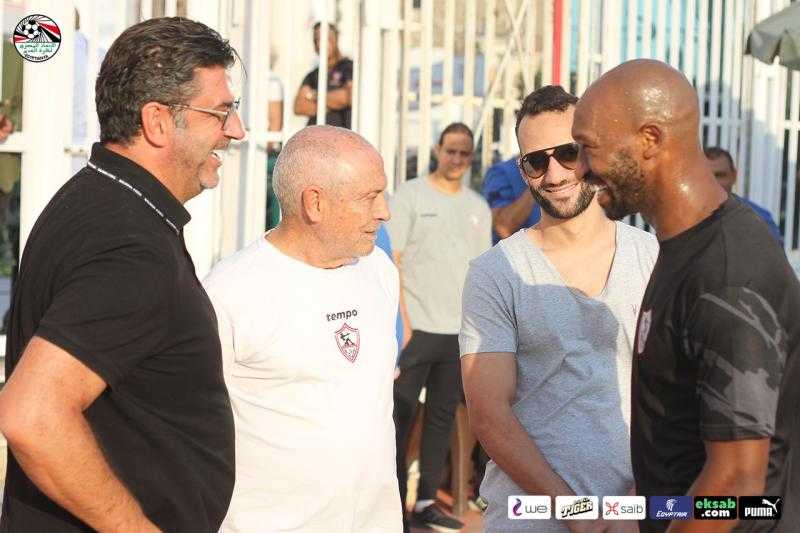 كواليس جلسة فيتوريا وفيريرا في مران الزمالك اليوم