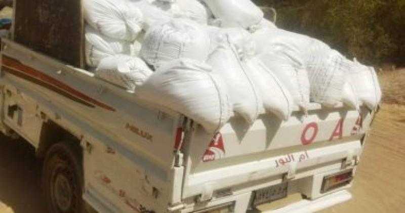 ضبط 21 طن دقيق و100 طن أقماح وسكر قبل ترويجها بالسوق السوداء