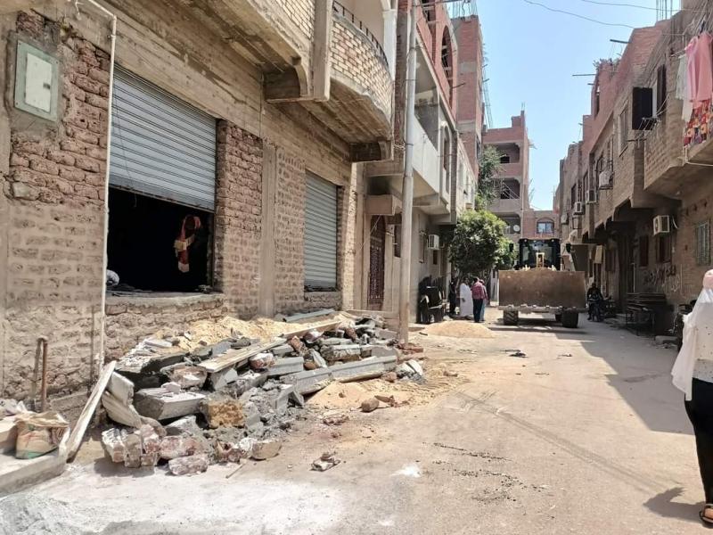 إزالات بمدينة دشنا
