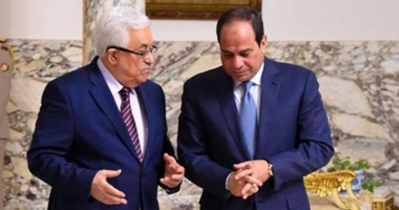 السيسي ونظيره الفلسطيني