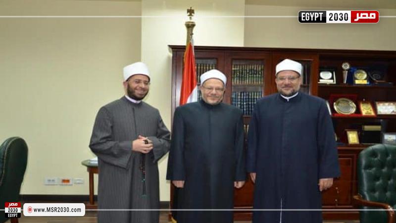 الدكتور أسامة الأزهري ومفتي الجمهورية 