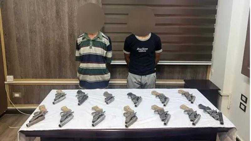 ضبط متهمين بإدارة ورشة لتصنيع الأسلحة بالدقهلية
