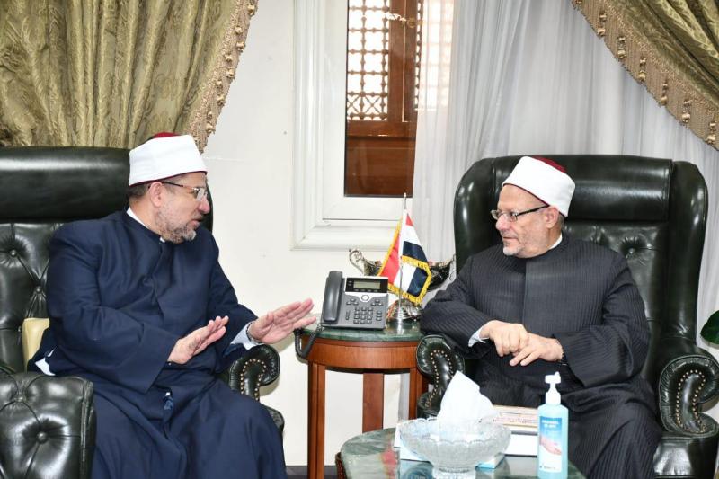 وزير الأوقاف ومفتي الجمهورية 