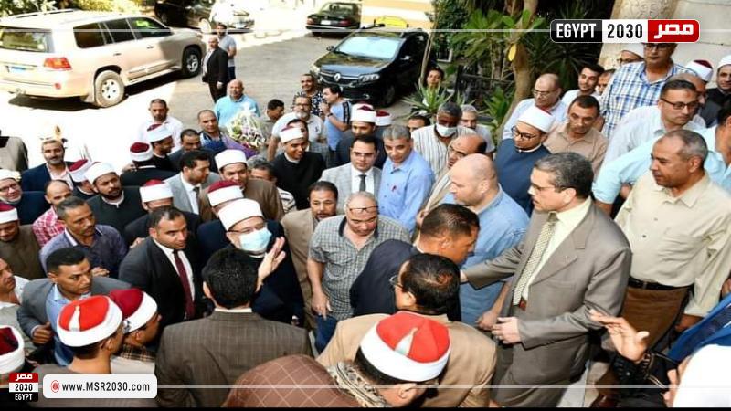 استقبال وزير الأوقاف 