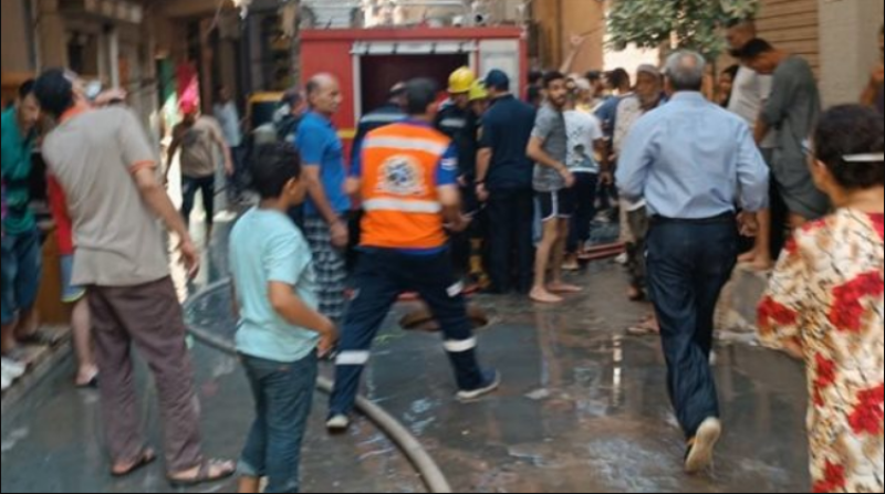 صورة من الحريق 