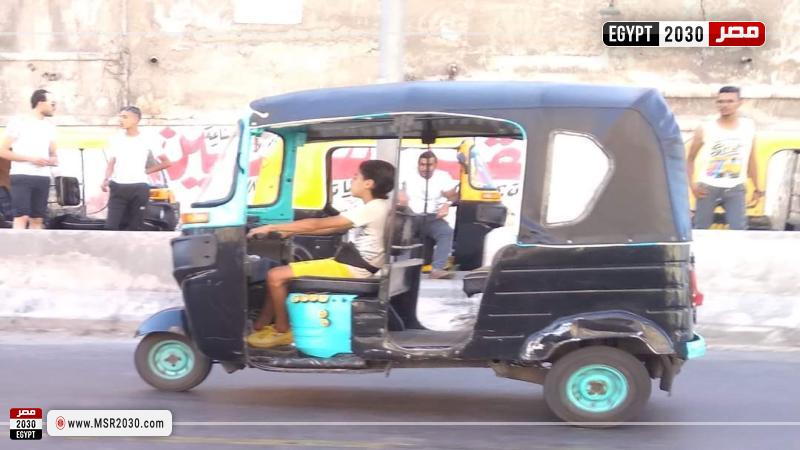 التوك توك على كباري الإسكندرية