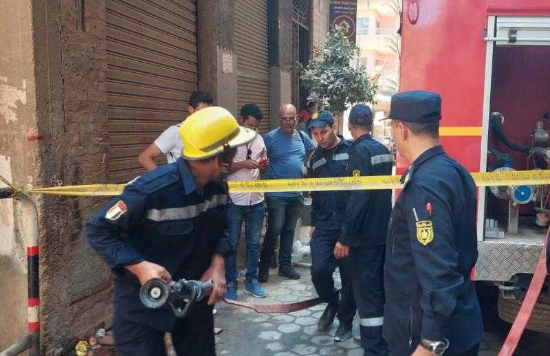 جهود الحماية المدنية في السيطرة على حريق كنسية المنيرة بإمبابة - صور