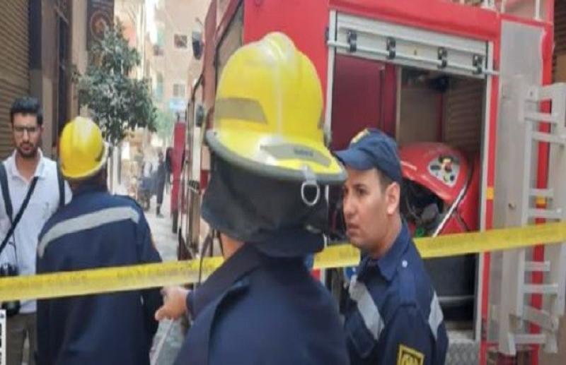 شاهد.. جهود رجال الدفاع المدني في السيطرة على حادث كنيسة أبو سيفين «فيديو»
