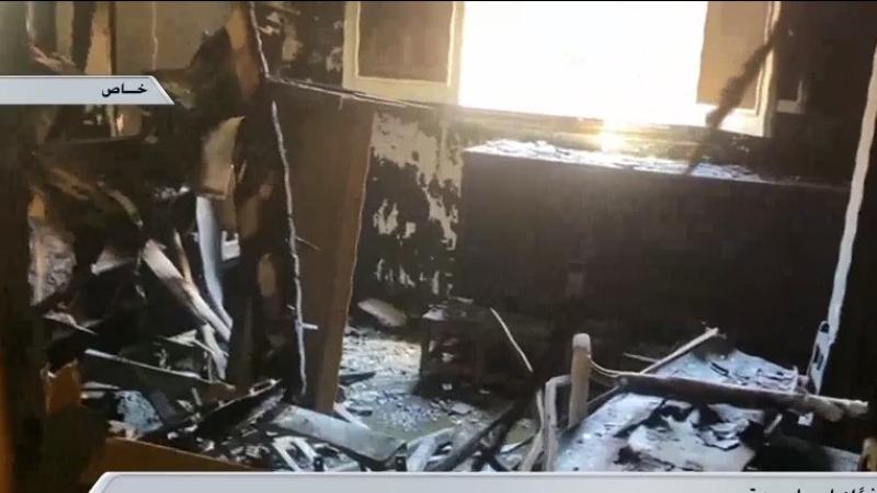 في لحظة وقعت الكارثة.. شاهد كيف اشتعل الحريق في كنيسة إمبابة