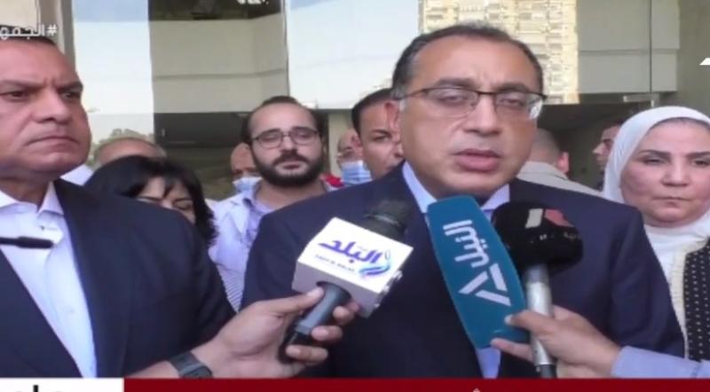 شاهد| أول تعليق من رئيس الوزراء على حريق كنيسة إمبابة