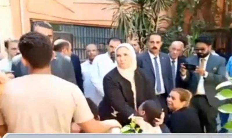 شاهد.. وزيرة التضامن تكشف آخر التطورات عن حريق كنيسة أبوسيفين