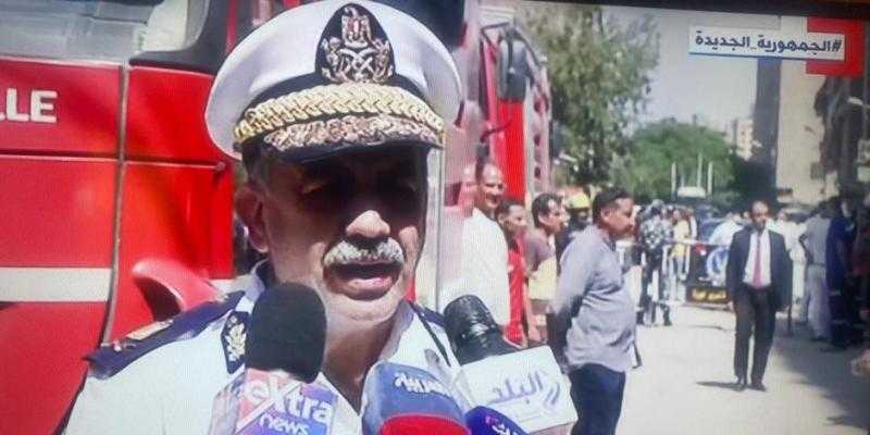 مدير أمن الجيزة يكشف تفاصيل حريق كنيسة أبوسيفين