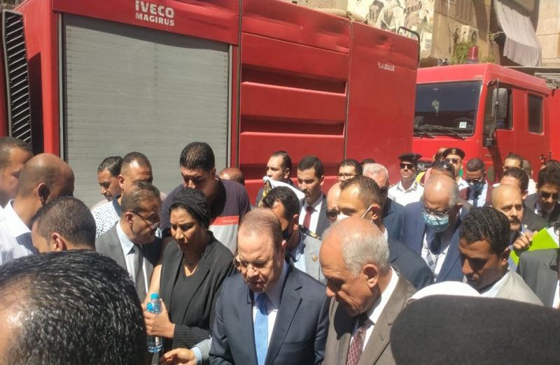 النائب العام في موقع الحريق