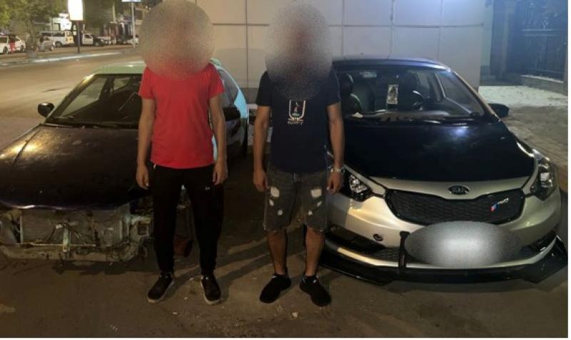 ضبط المتهمين بقيادة سيارة وتعريض حياة المواطنين للخطر بالساحل