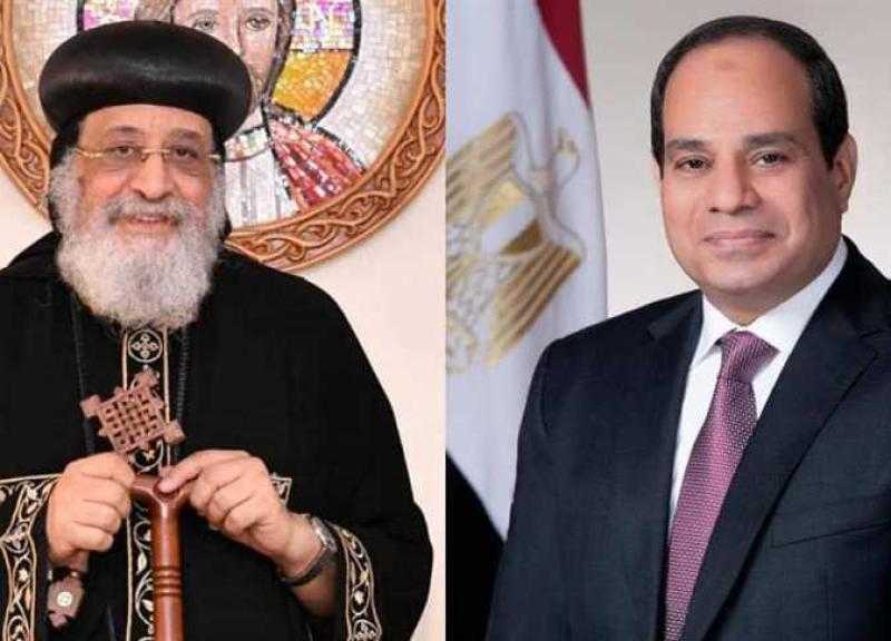 لأول مرة.. البابا تواضروس يكشف عن تفاصيل مكالمة الرئيس السيسي - «فيديو»