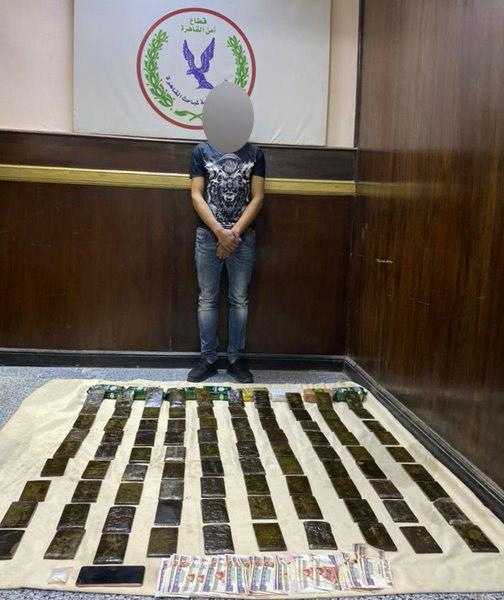 سقوط مسجل خطر بحوزته 9 كيلو حشيش بمنطقة عين شمس