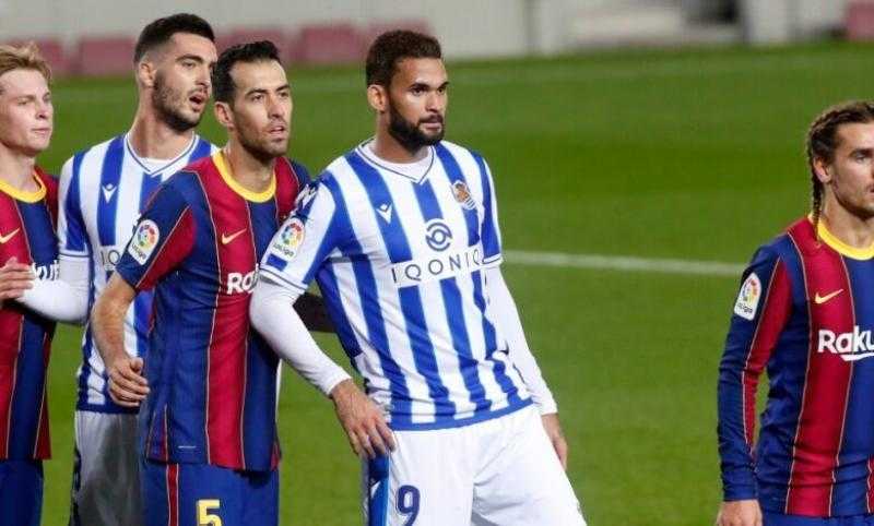 موعد مباراة برشلونة وريال سوسيداد في الدوري الإسباني