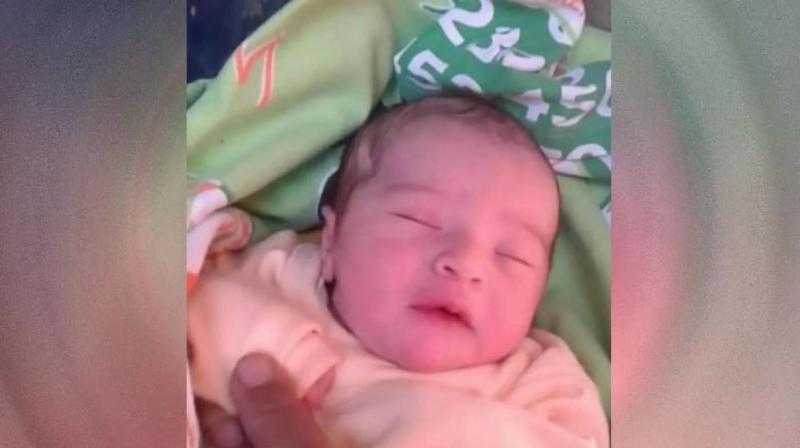 العثور على صغير وسط القمامة في القناطر الخيرية