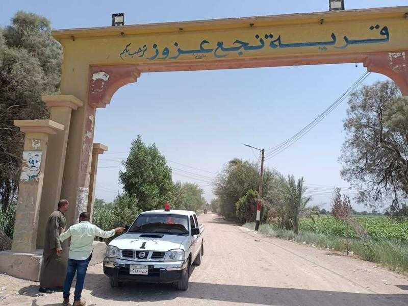 «دشنا بثوبها الجديد».. شباب نجع عزوز يتطوعون لتجميل وتزيين شوارع القرية