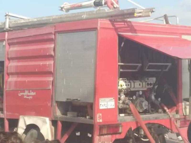 تفاصيل نشوب حريق في مخزن بالشرابية