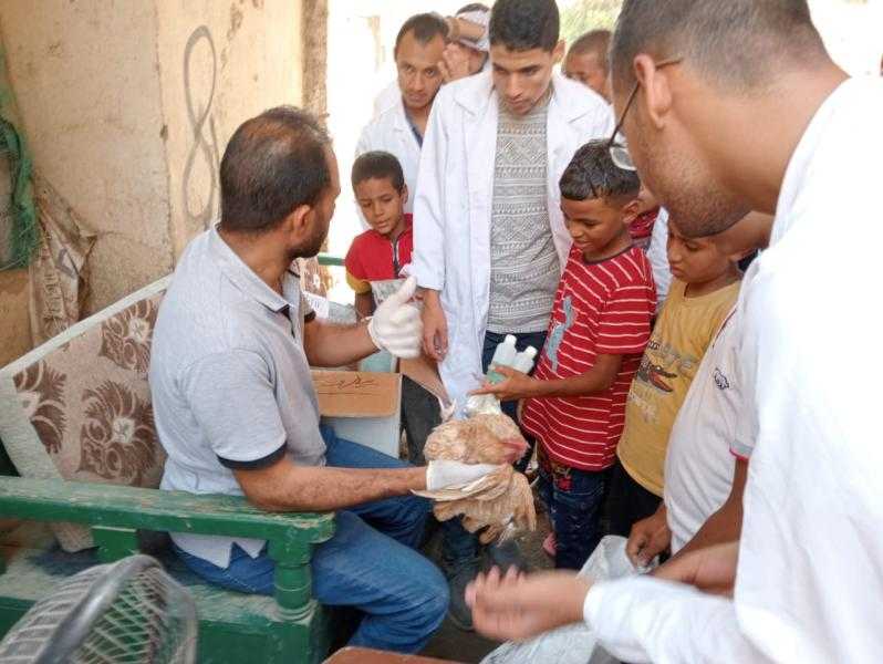 جامعة جنوب الوادي تنظم قافلة شاملة متنوعة لقرية المحارزة بـ أبو تشت