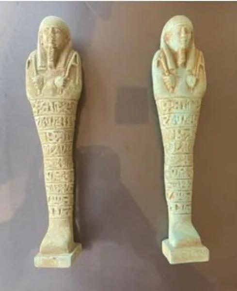 مباحث الشروق تضبط متهمين بحوزتهما تمثالين أثريين للنصب على المواطنين