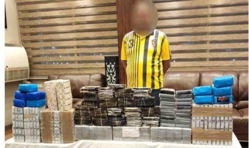 ضبط مجرم بحيازته 90 كيلو حشيش في الدخيلة بالإسكندرية