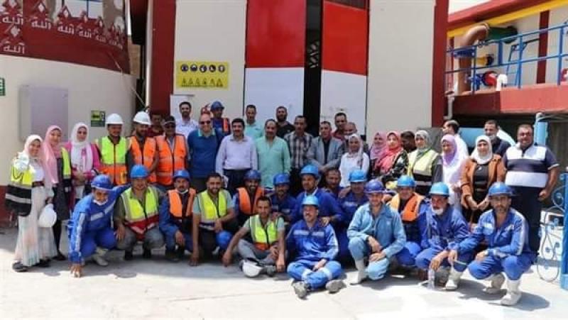 اجتياز محطة مياه العزيزية بالشرقية اختبارات الاستدامة T.S.M
