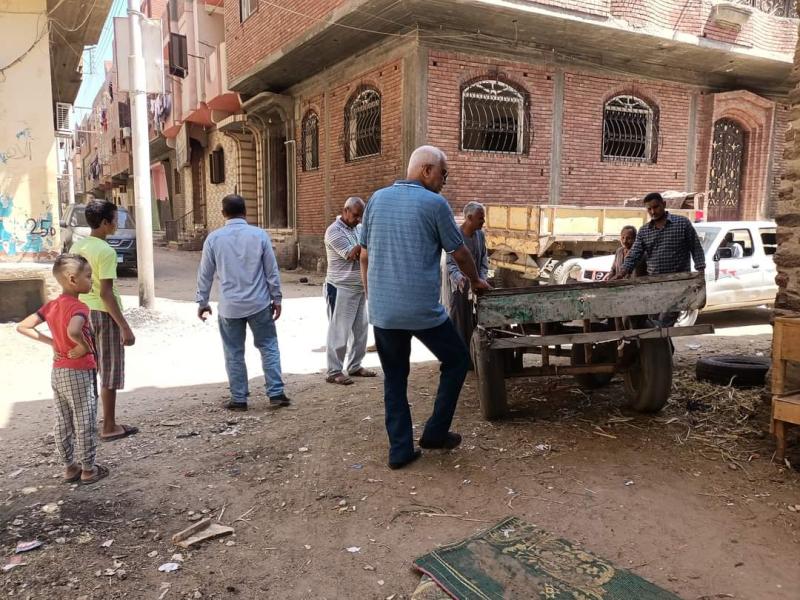 حملة تطهير لمدينة دشنا 