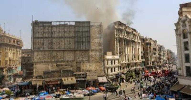 إخماد حريق داخل مخزن فى حلوان دون إصابات