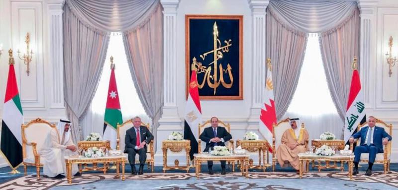 قادة مصر والبحرين والأردن والإمارات