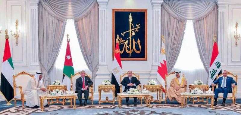 قادة مصر والبحرين والأردن والإمارات يجددون التعاون المشترك