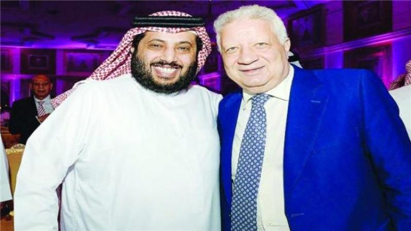 مرتضى منصور وتركي آل الشيخ