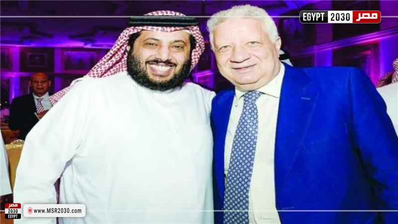 مرتضى منصور وتركي آل الشيخ