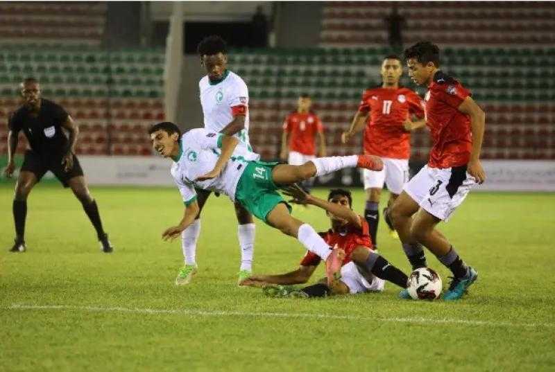 مصر تفوز على السعودية بثلاثية نظيفة في كأس العرب للناشئين