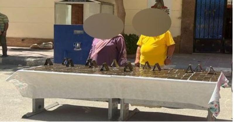 بـ 1.7 مليون جنيه .. إحباط تهريب 240 طربة حشيش من شرق السويس