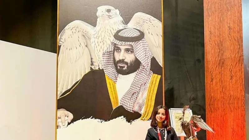  لوحة فنية لولي العهد الأمير محمد بن سلمان