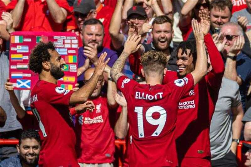 بطريقته الخاصة.. محمد صلاح يحتفل بفوز ليفربول التاريخي على بورنموث