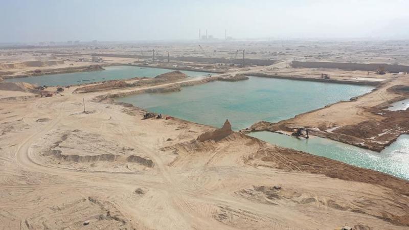 أعمال تطوير ميناء العين السخنة