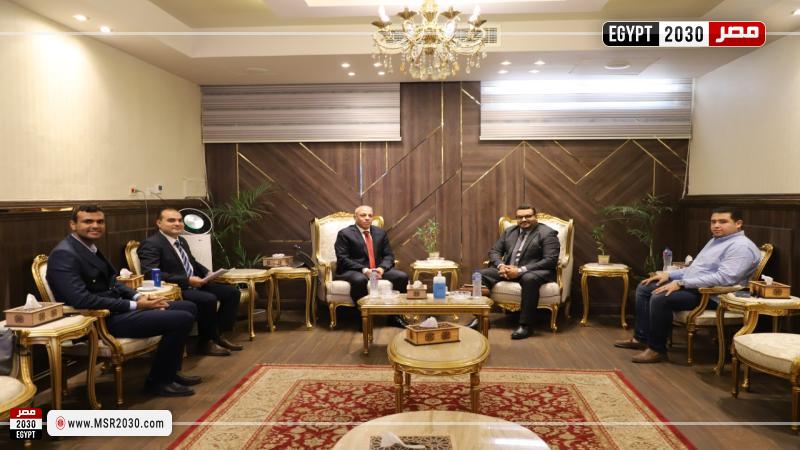 تفاصيل لقاء رئيس هيئة تنمية الصعيد بوفد حزب العدل