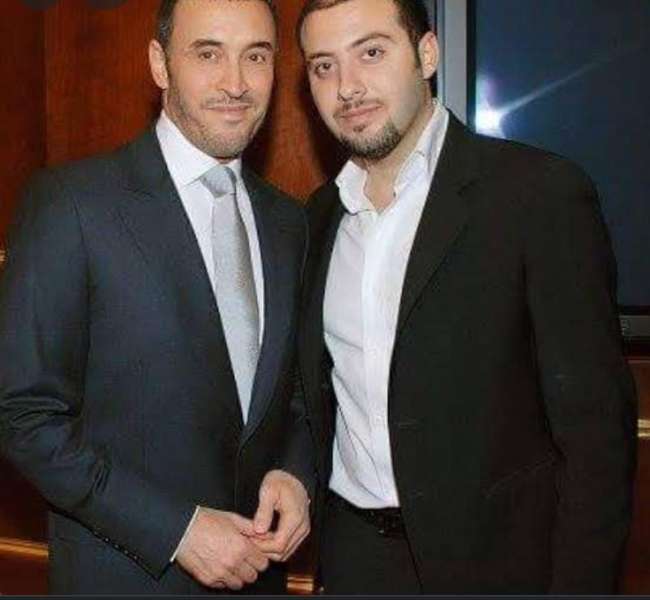 كاظم الساهر ونجله 