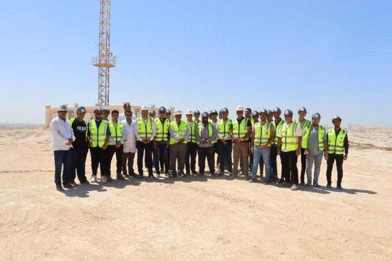 زيارة ميدانية من طلبة «هندسة الميكانيكا» بجامعة السويس لموقع محطة الضبعة «تفاصيل»