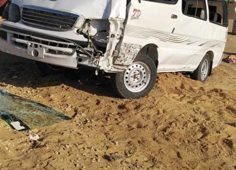 إصابة 7 أشخاص في حادث ميكروباص بالشرقية